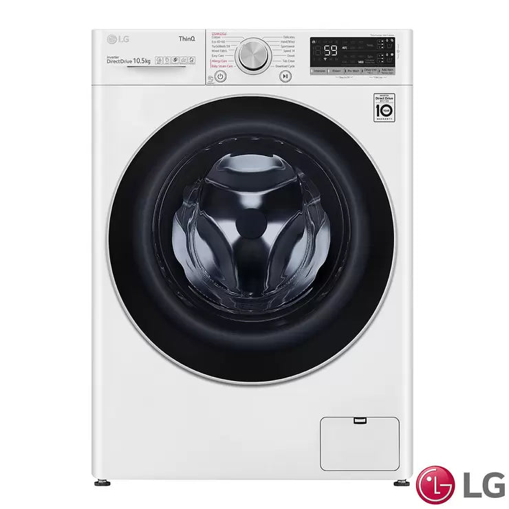 LG F4V710WTSA, 10.5kg, 1400rpm, Washing Machine, B Rated in White
