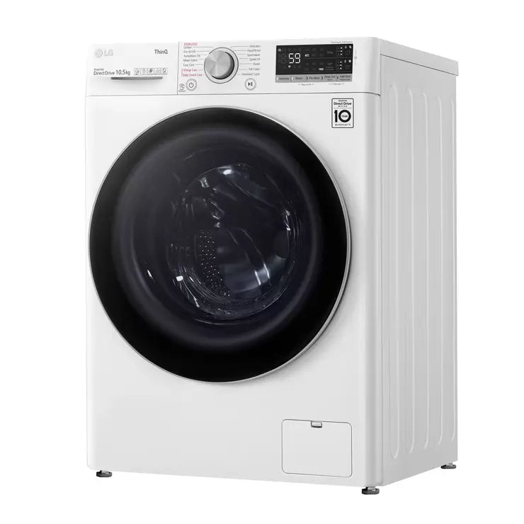LG F4V710WTSA, 10.5kg, 1400rpm, Washing Machine, B Rated in White