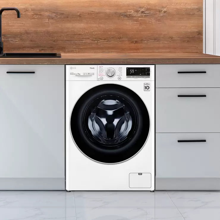 LG F4V710WTSA, 10.5kg, 1400rpm, Washing Machine, B Rated in White