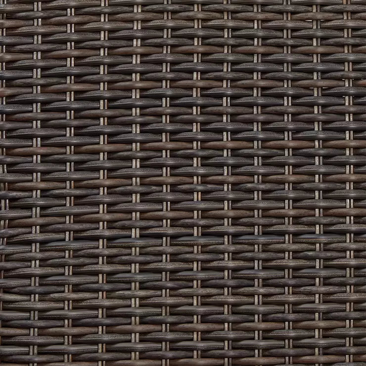 Agio Conway 7 Piece High Dining Wicker Fire Set + Cover