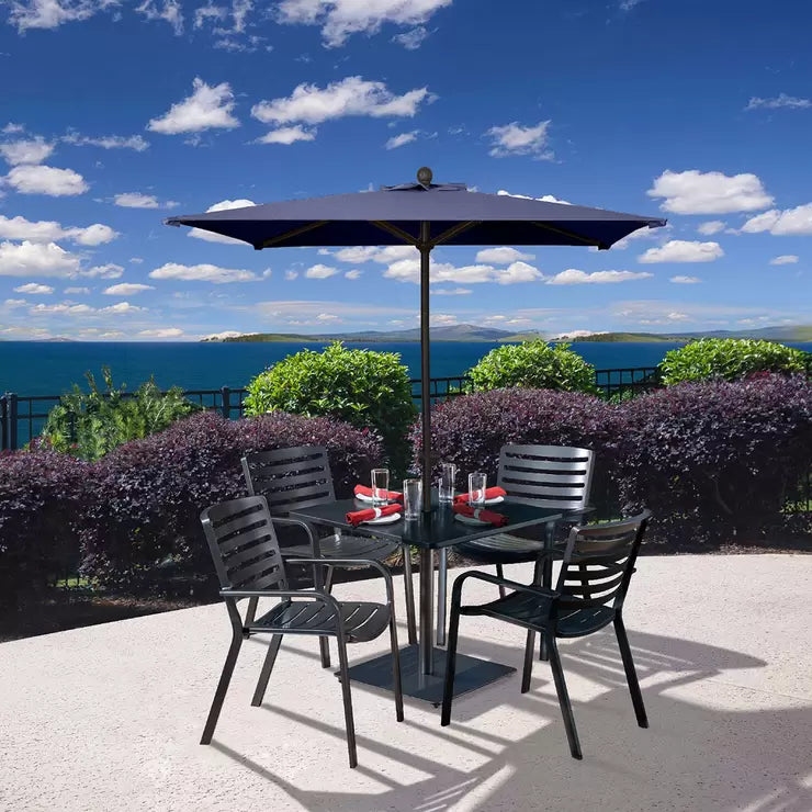 Seasons Sentry 6 x 6ft Square Market Umbrella in Indigo
