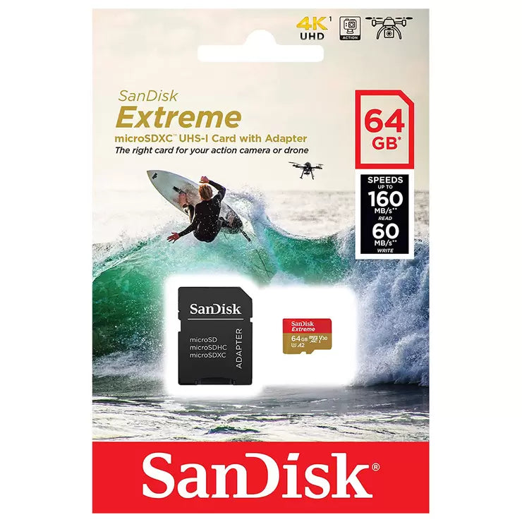 DJI Action 2 Power Combo with SanDisk Extreme microSDXC 64GB