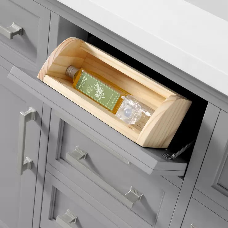 Ove Decors Dylan 106cm Wide Freestanding Vanity in Grey