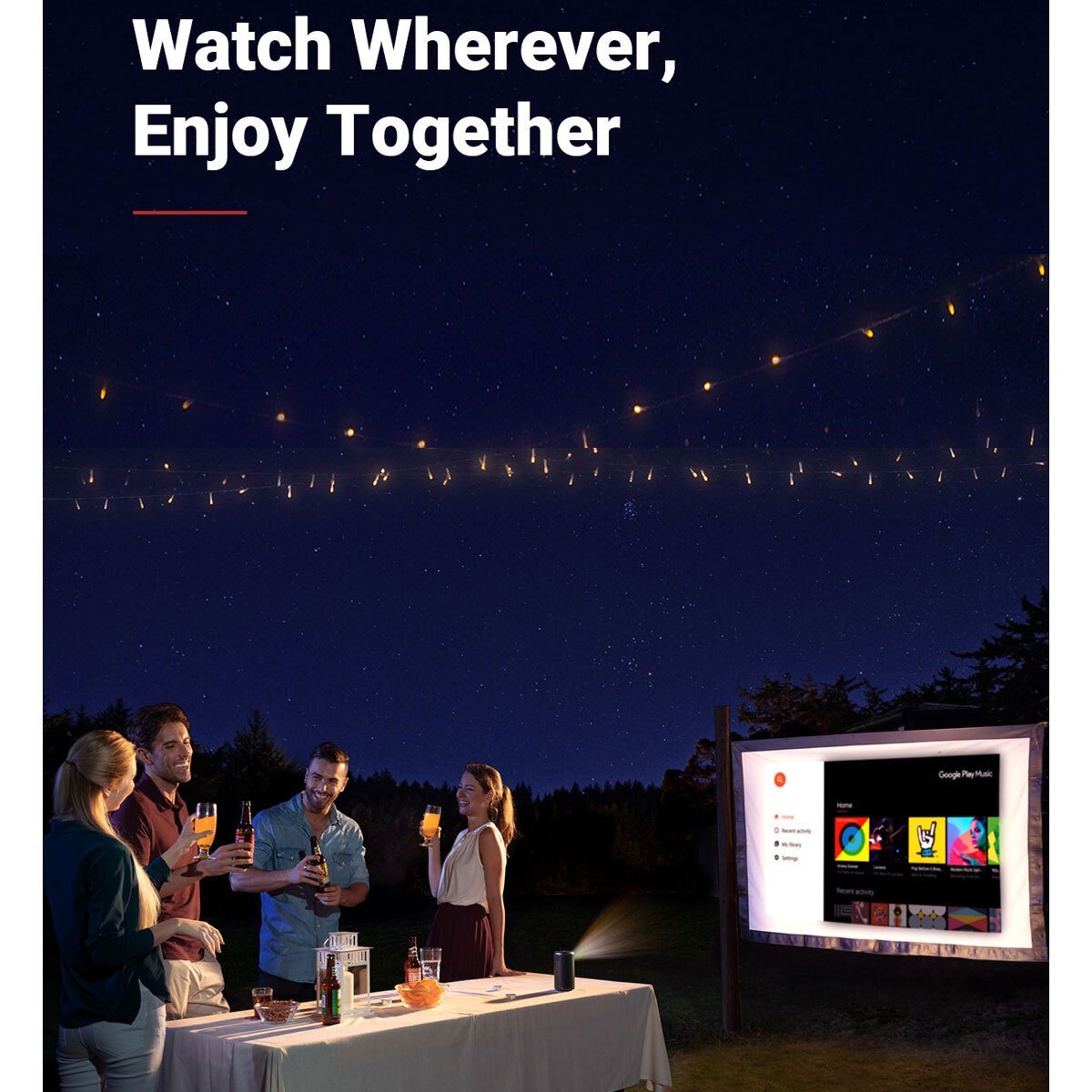 Anker Nebula Capsule II Android Pocket 200 ANSI Lumen Projector, D2421V11 - Signature Retail Stores