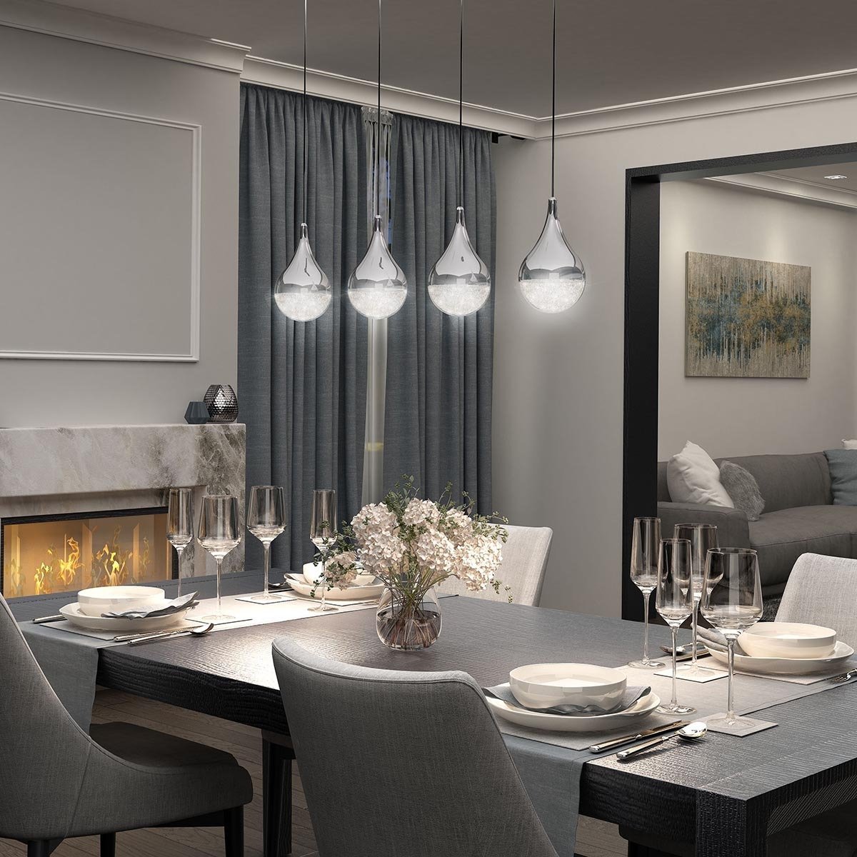 Artika Glitzer 4 Pendant LED Light - Signature Retail Stores