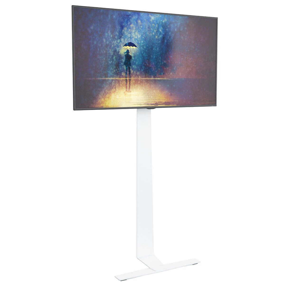 AVF Kelso Against the Wall TV Stand for TV's up to 80" in White - Signature Retail Stores