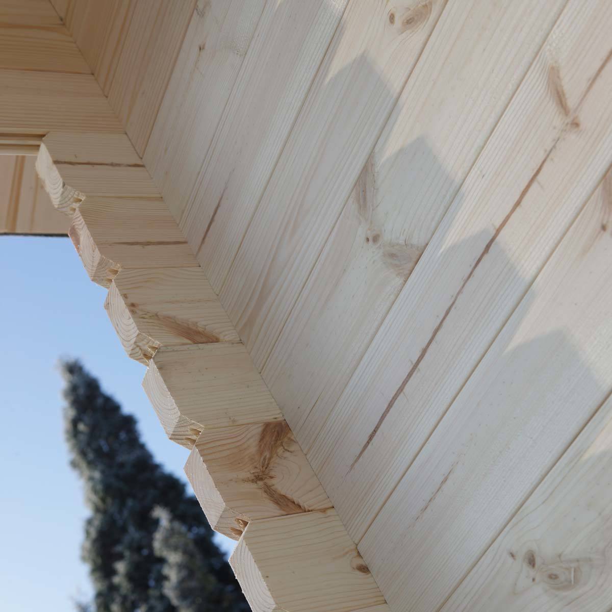 Forest Garden Kimbrey 44mm Log Cabin 17ft x 13ft 8" (5.2 x 4.2 m) - Signature Retail Stores