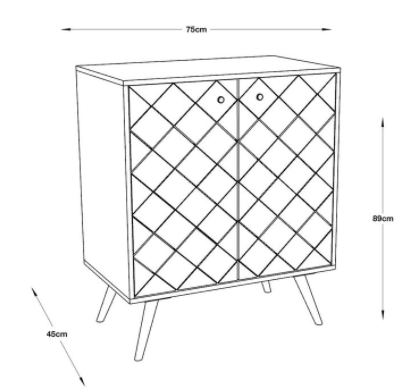 Gallery Tuscany Burnt Wax Two Door Sideboard - Signature Retail Stores