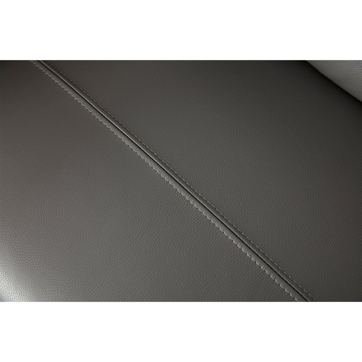 Gilman Creek Redland Dark Grey Leather Reclining Sectional Sofa with Adjustable Headrests, Right Facing - Signature Retail Stores