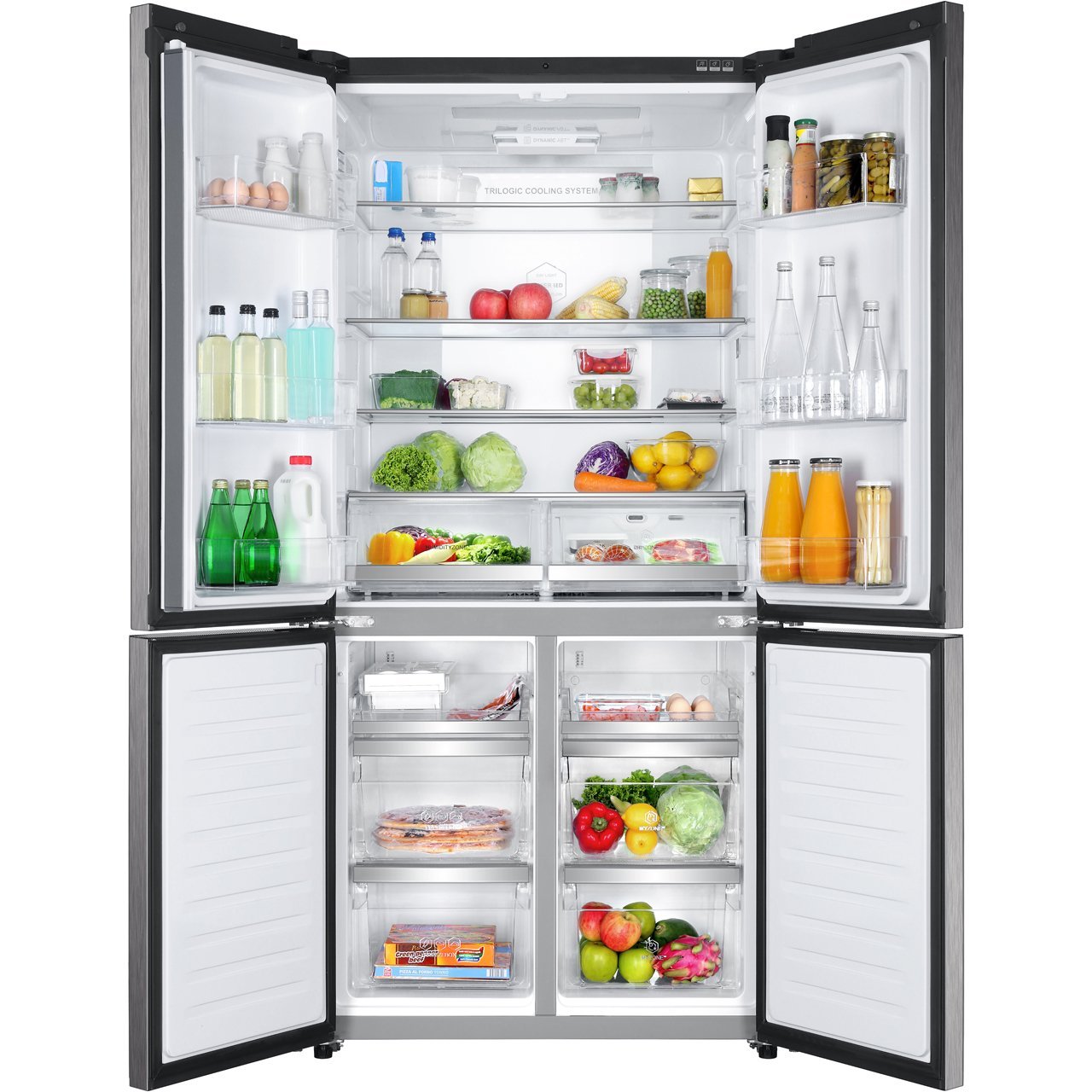Haier HTF-610DM7, Multidoor Fridge Freezer A++ Rating in Stainless Steel - Signature Retail Stores