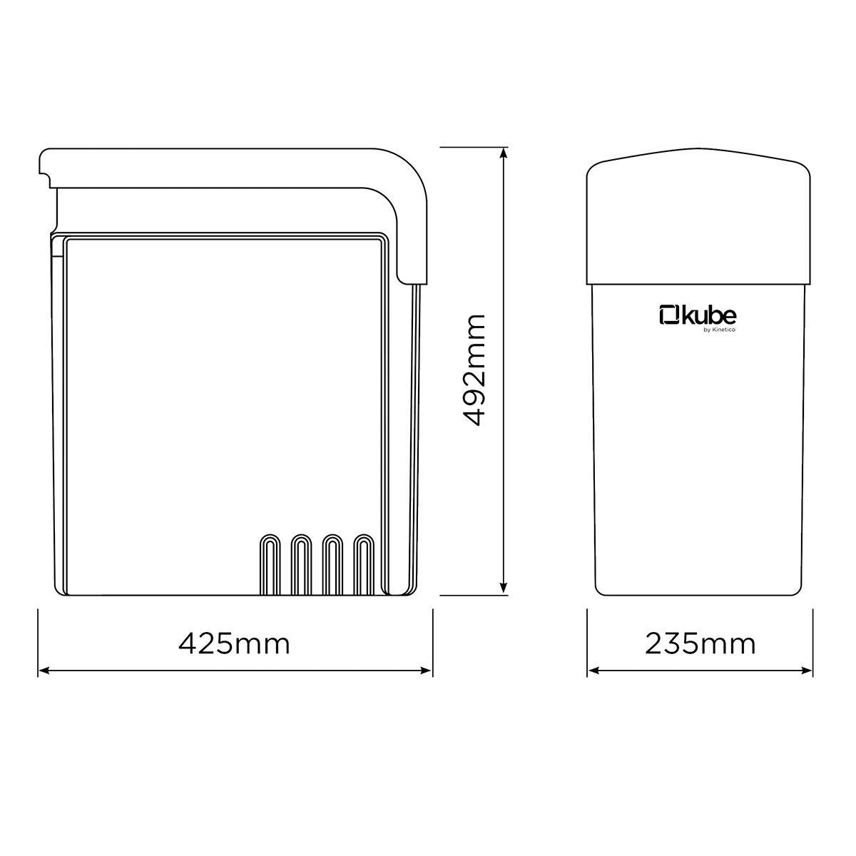 Kinetico Kube 1 Non-Electric Water Softener - For Households with up to 2 Bathrooms - Signature Retail Stores