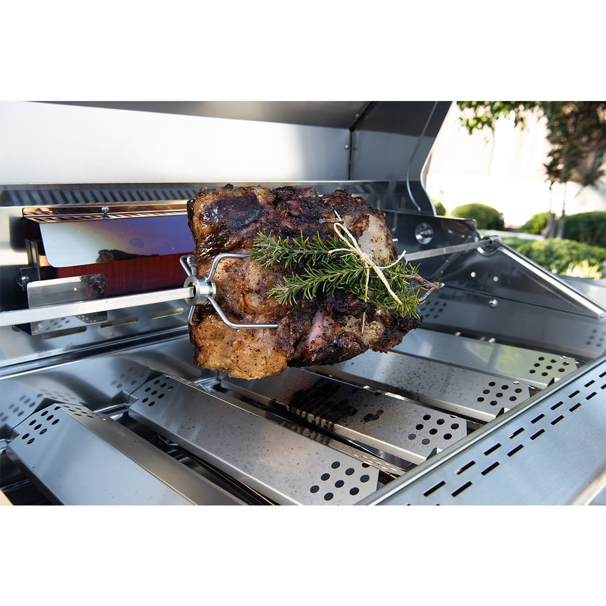 Nexgrill 7 Burner Stainless Steel Gas Barbecue + Side Burner + Rotisserie Kit + Cover - Signature Retail Stores
