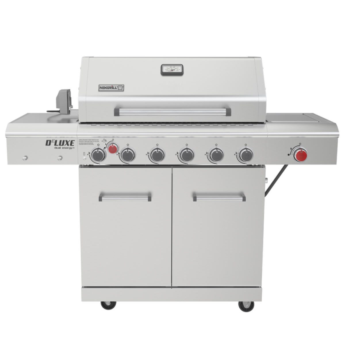 Nexgrill 7 Burner Stainless Steel Gas Barbecue + Side Burner + Rotisserie Kit + Cover - Signature Retail Stores