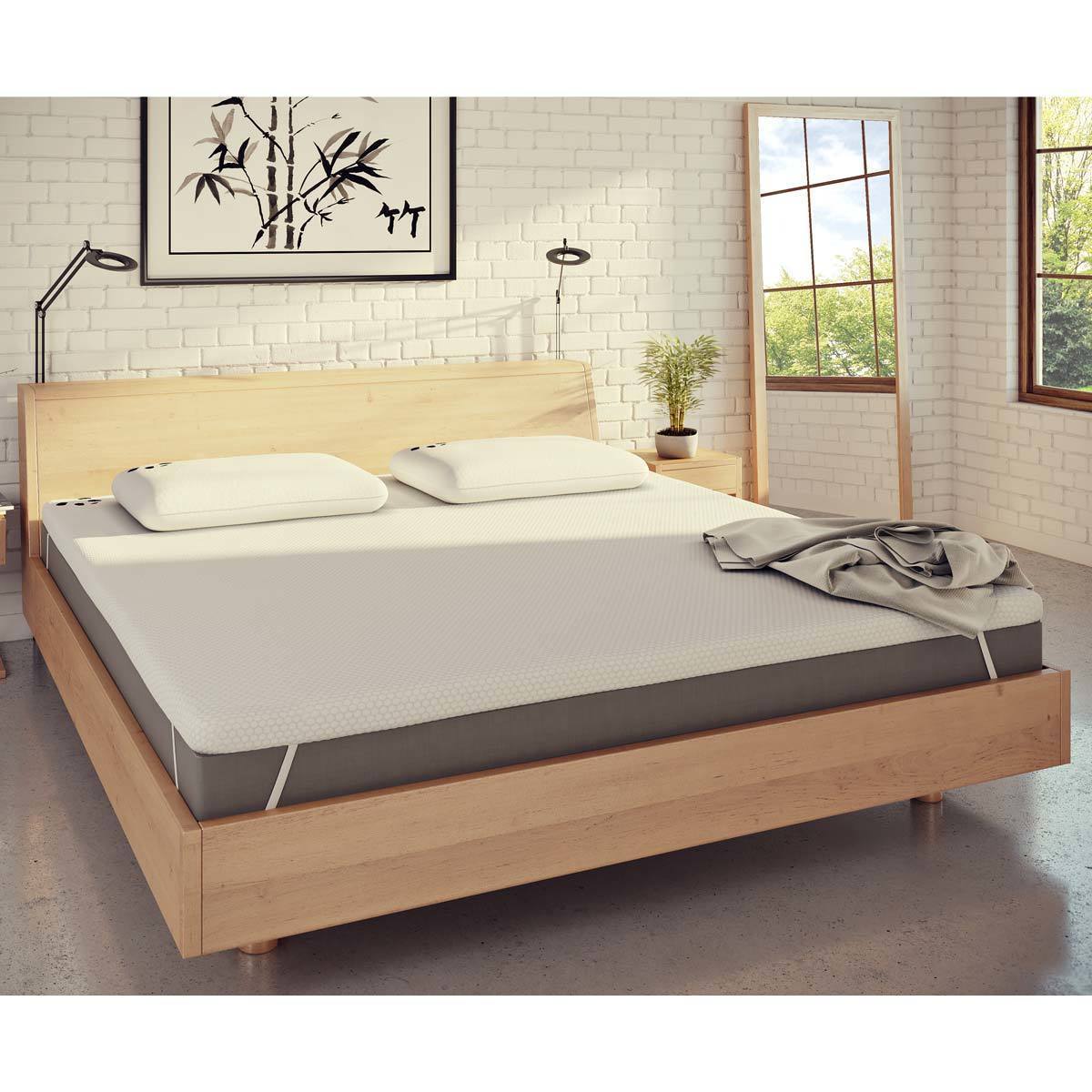 Panda Memory Foam Bamboo Mattress Toppers Available in 4 Sizes - Signature Retail Stores