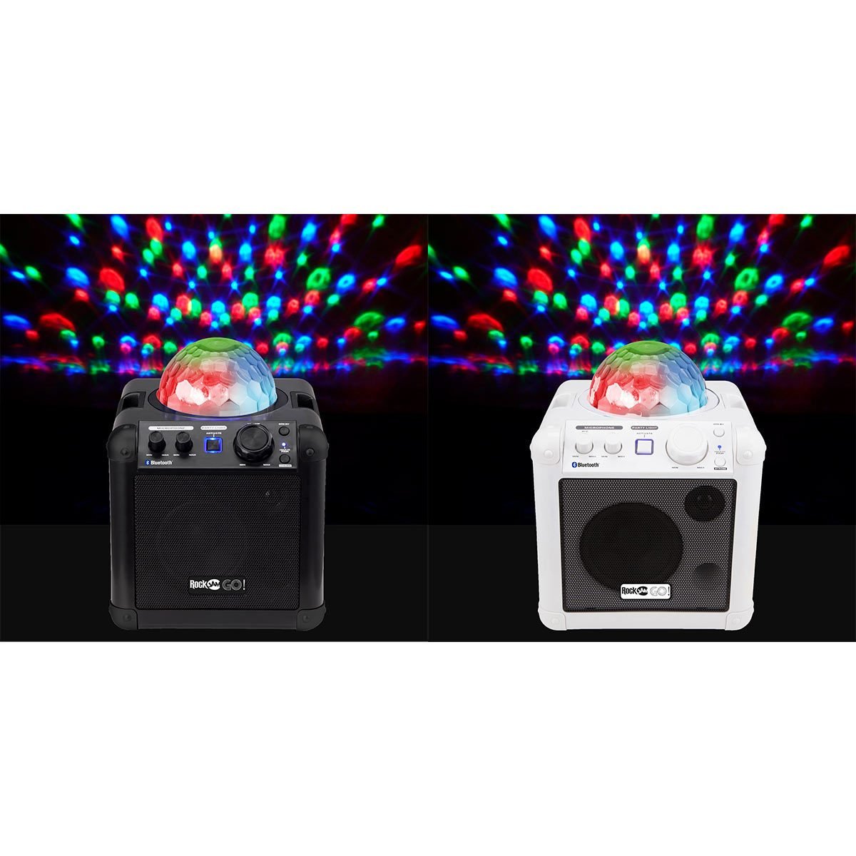 RockJam Go Lightshow Bluetooth Rechargeable Karaoke Speaker in 2 Colours - Signature Retail Stores