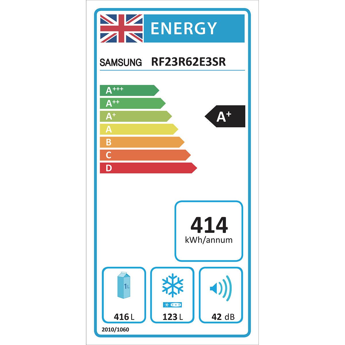 Samsung RF23R62E3SR/EU, Multi-Door Fridge Freezer A+ Rating in Silver - Signature Retail Stores