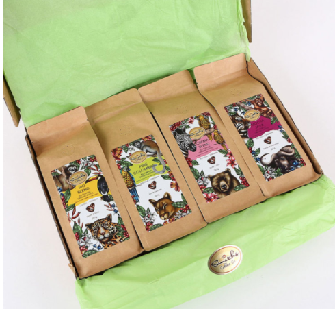 Smiths Coffee Co. Animal Range Ground Coffee Selection, 4 x 227g - Signature Retail Stores