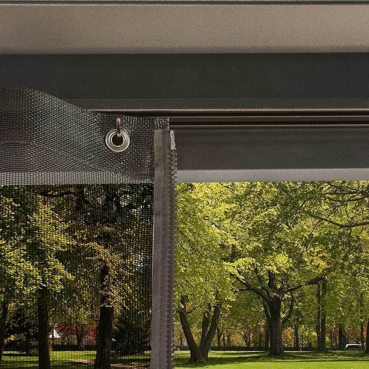 Sojag Moreno 10ft x 14ft (3.04 x 4.26m) Aluminium Frame Sun Shelter with Galvanised Steel Roof + Insect Netting - Signature Retail Stores