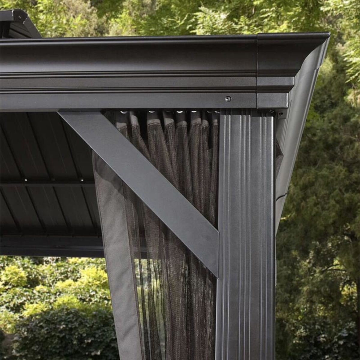 The Sojag Messina 12ft x 16ft (3.65 x 4.87m) Sun Shelter with Galvanised Steel Roof - Signature Retail Stores