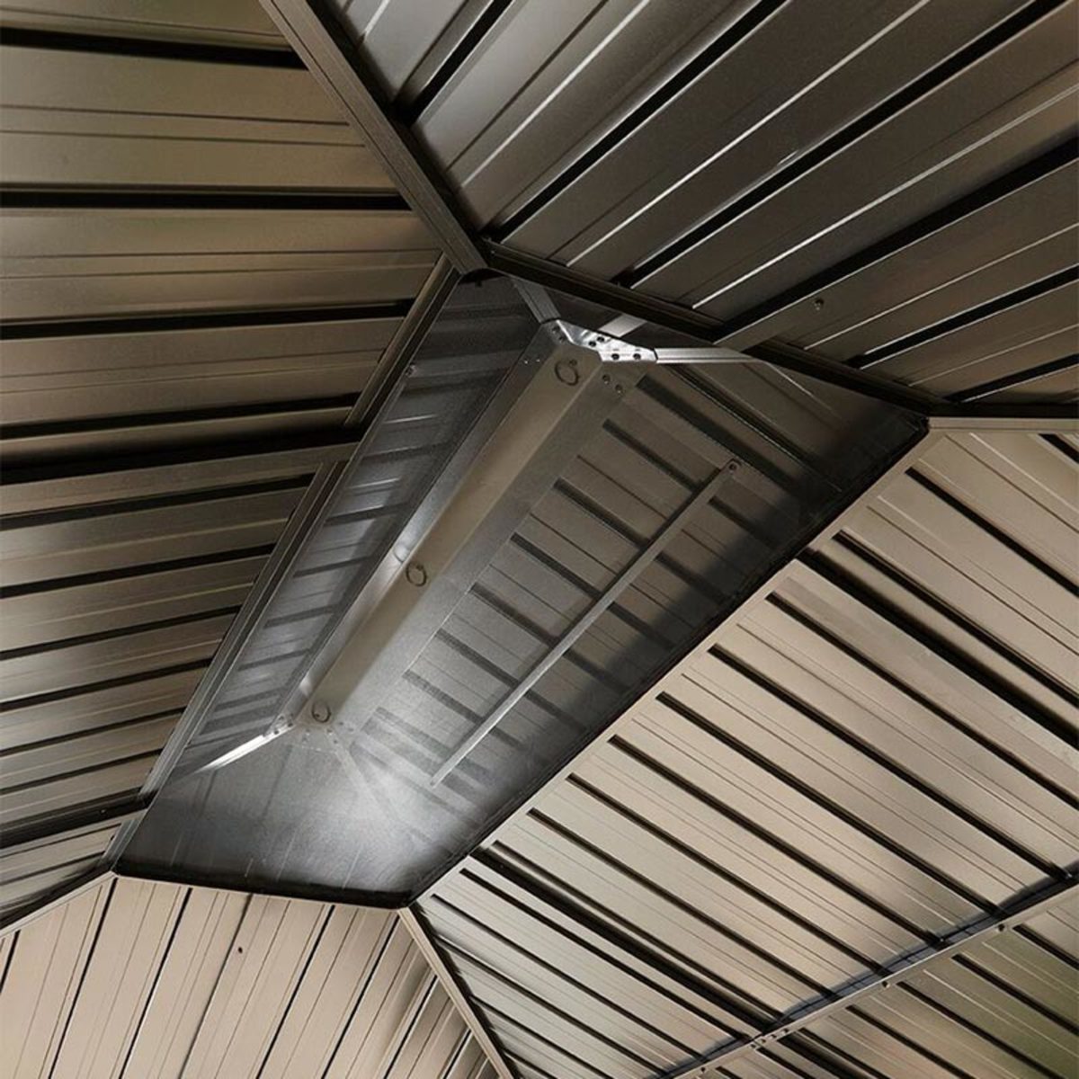 The Sojag Messina 12ft x 16ft (3.65 x 4.87m) Sun Shelter with Galvanised Steel Roof - Signature Retail Stores