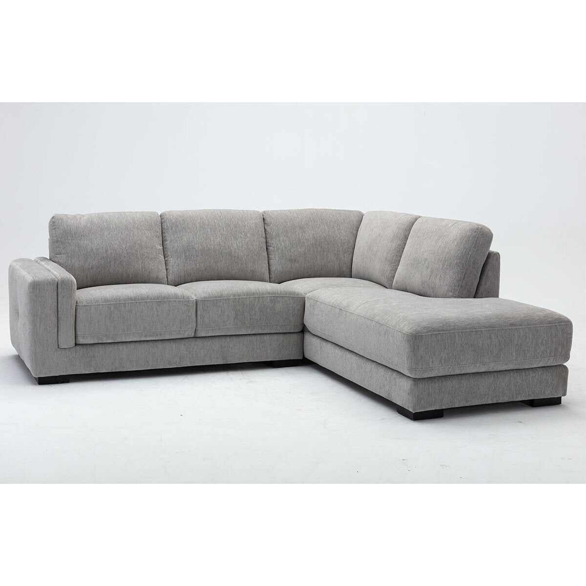Zoy Sherwood Grey Fabric Sectional Sofa - Signature Retail Stores