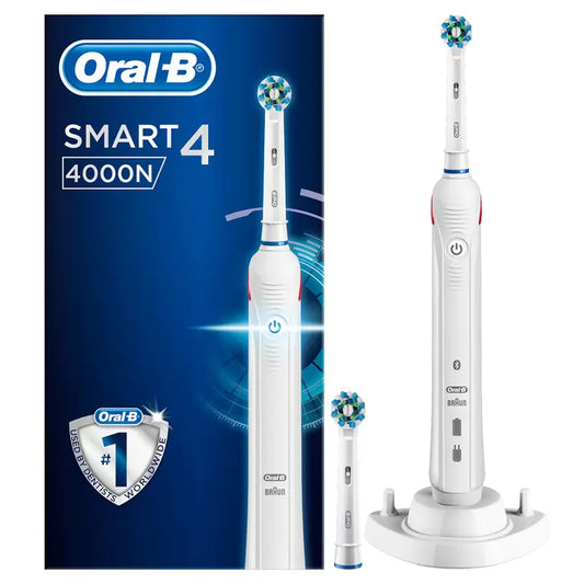 Oral B Smart 4000N Electric Toothbrush, White