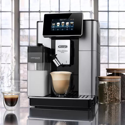 Delonghi PrimaDona Soul Bean to Cup Coffee Machine ECAM610.55.SB