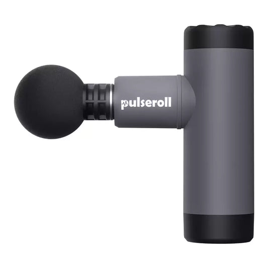 Pulseroll Mini Massage Gun with Travel Case, Grey