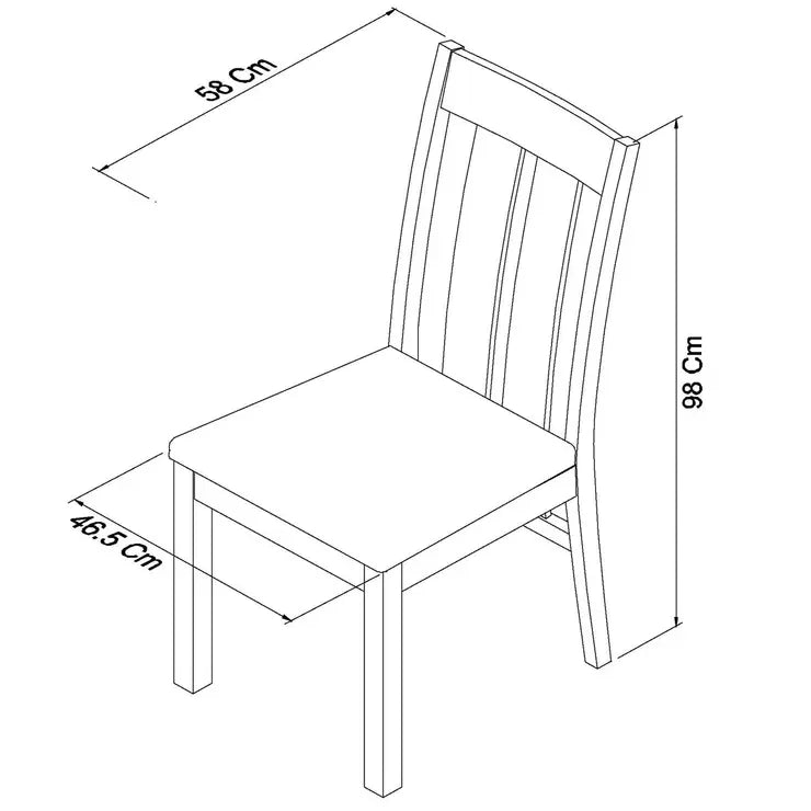 Bentley Designs Milan Dark Oak Extending Dining Table + 6 Slat Chairs, Seats 6-8