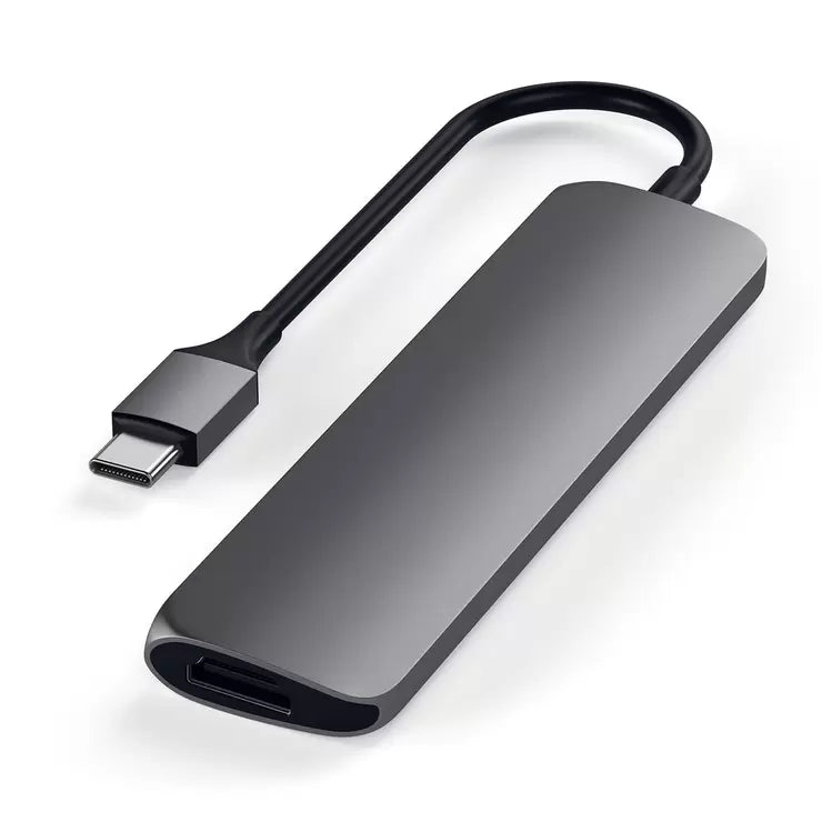 Satechi Type-C Slim Multi-Port Adapter V2 (Space Grey)