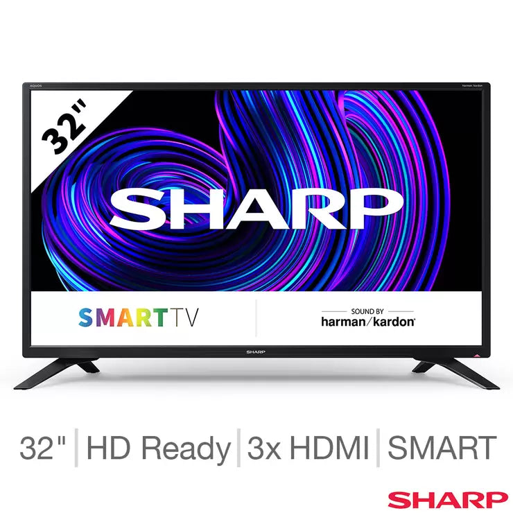 Sharp 1T-C32EE2KF2FB 32 Inch HD Ready Smart TV