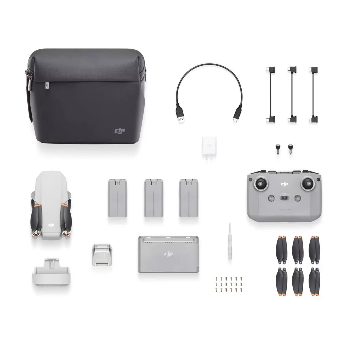 DJI Mini 2 Fly More Bundle with 64GB Samsung Evo microSD cards for Action Sports Cameras