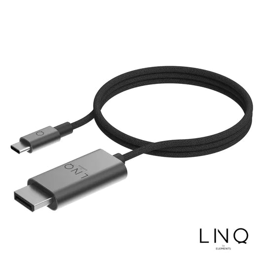 LINQ 8K/60Hz USB-C to DisplayPort Pro Cable 2m