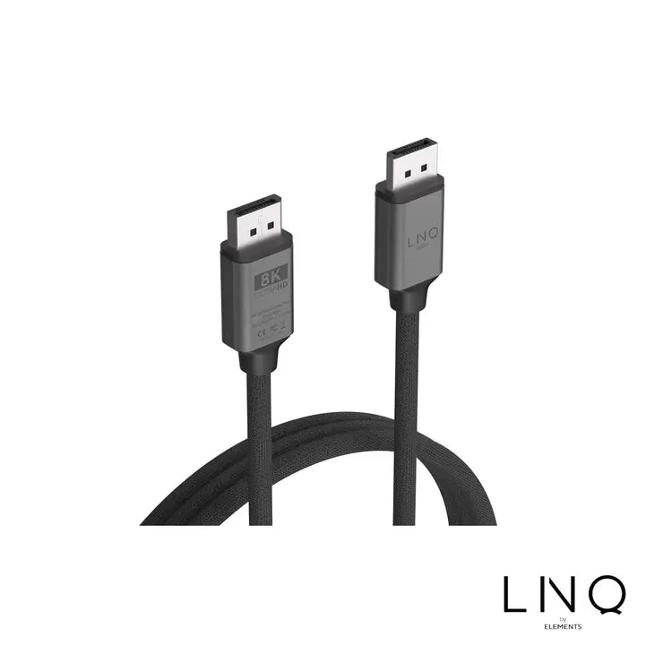 LINQ 8K/60Hz DisplayPort to DisplayPort Pro Cable 2m