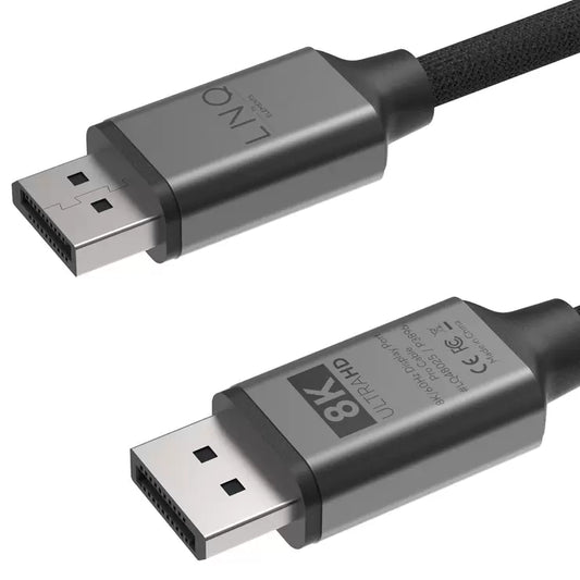 LINQ 8K/60Hz DisplayPort to DisplayPort Pro Cable 2m