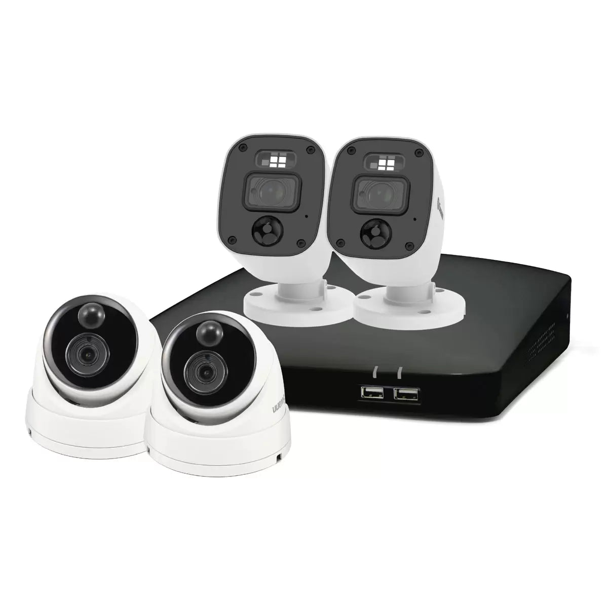 Swann 4 Channel 1080p 1TB DVR Recorder with 2 x Enforcer™ Bullet and 2 x Enforcer™ Dome Cameras, SWDVK-446802MQB2D-EU