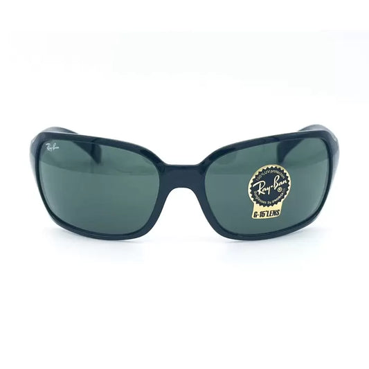Rayban Black Sunglasses with Green Lenses, RB4068 601