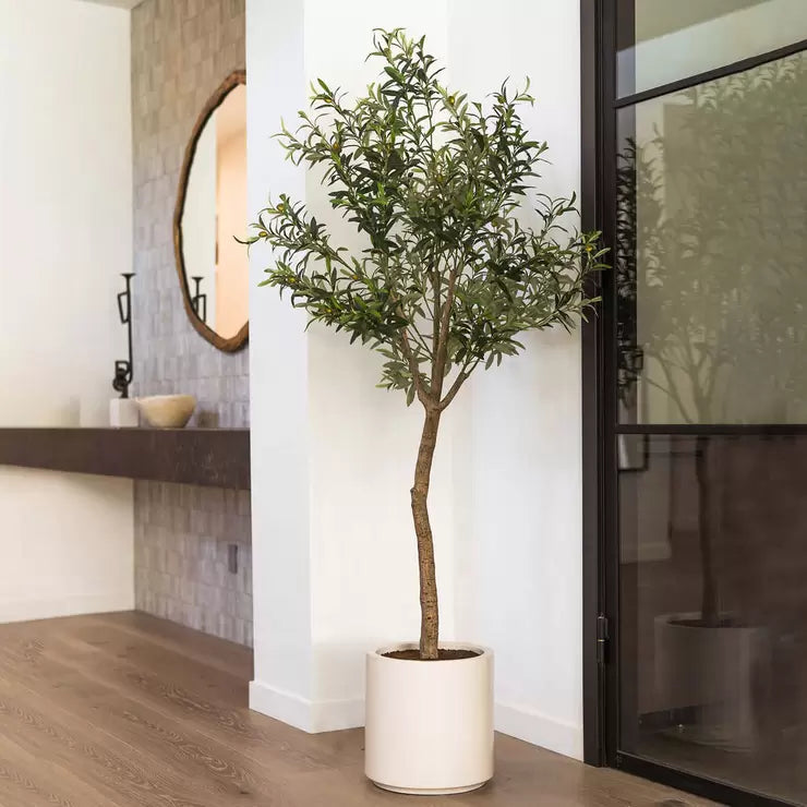 Artificial Olive Tree in Planter