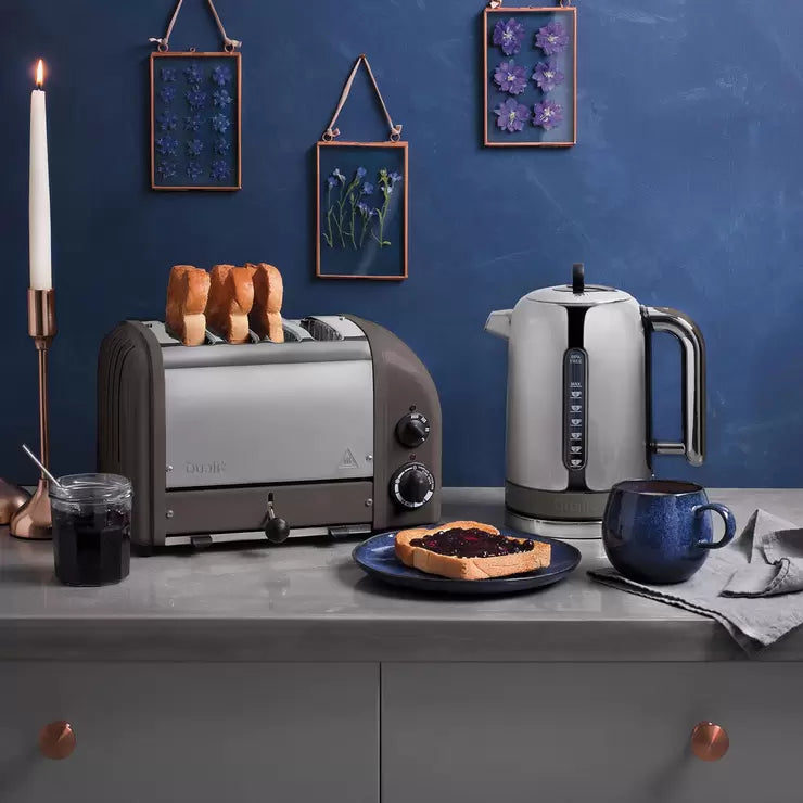 Dualit Classic Kettle Slot Toaster Set in Charcoal 10133