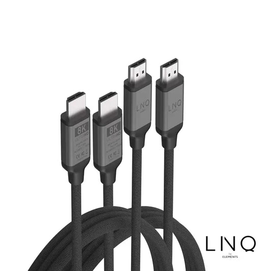 LINQ 8K/60Hz PRO Cable HDMI to HDMI, Ultra Certified 2m - Twin