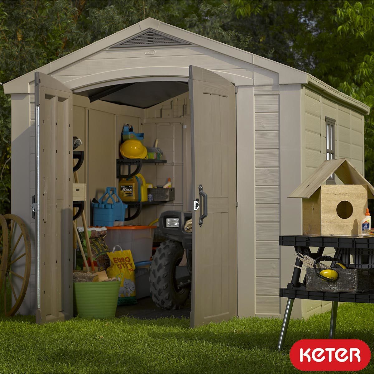 Keter Factor 8ft x 11ft (2.5 x 3.3m) Shed