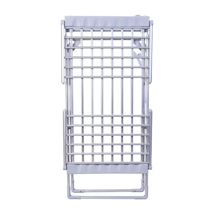 Vybra Heated 20 Rail Winged Airer With Cover, VS001-20R