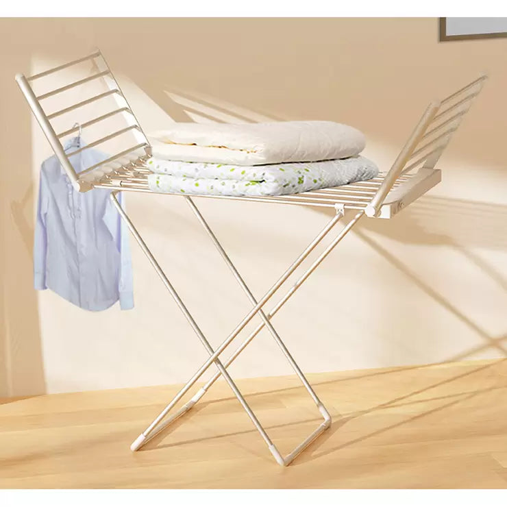 Vybra Heated 20 Rail Winged Airer With Cover, VS001-20R