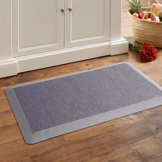 Martha Stewart Forever Tweed Anti-Fatigue Mat in Blue