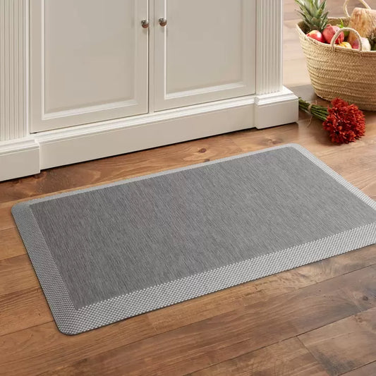 Martha Stewart Forever Tweed Anti-Fatigue Mat in Grey