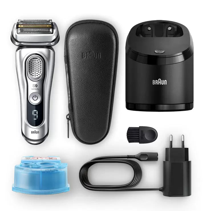 Braun Series 9 Electric Wet & Dry Shaver with Charging Station 9390CC