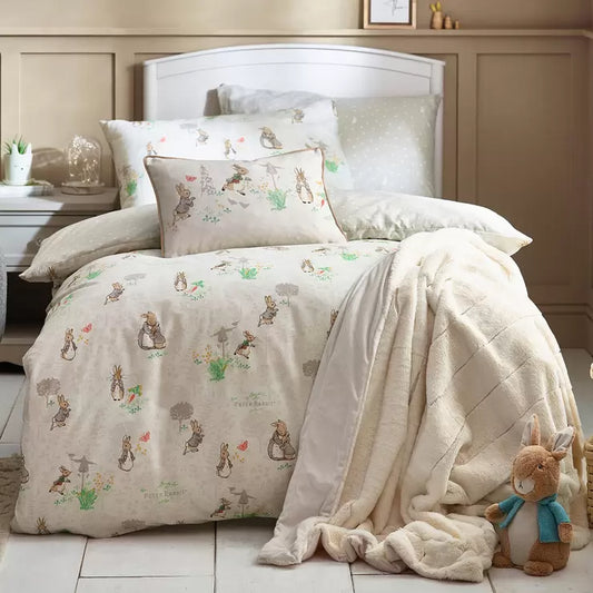 Peter Rabbit™ Classic 100% Cotton Duvet Cover & Pillowcase Set, Single