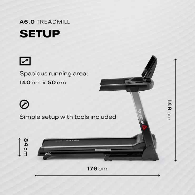 Reebok Astroride A6 0 Treadmill Delivery Only Signature Retail Stores Reebok Astroride A6 0 Treadmill Delivery Only Signature Retail Stores