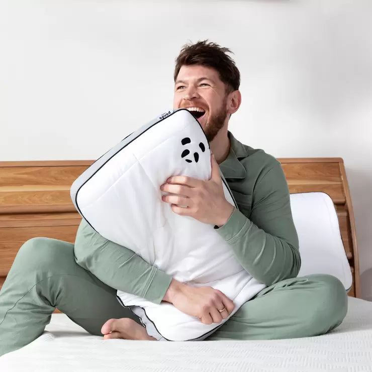 Panda Hybrid Memory Foam Pillow with Bamboo Cover