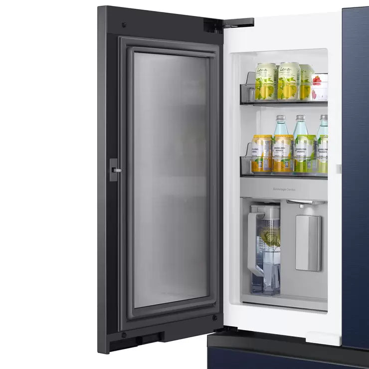 Samsung Bespoke RF23BB860EQN/EU Multidoor Fridge Freezer with Beverage Center™, E Rated in Metal Navy